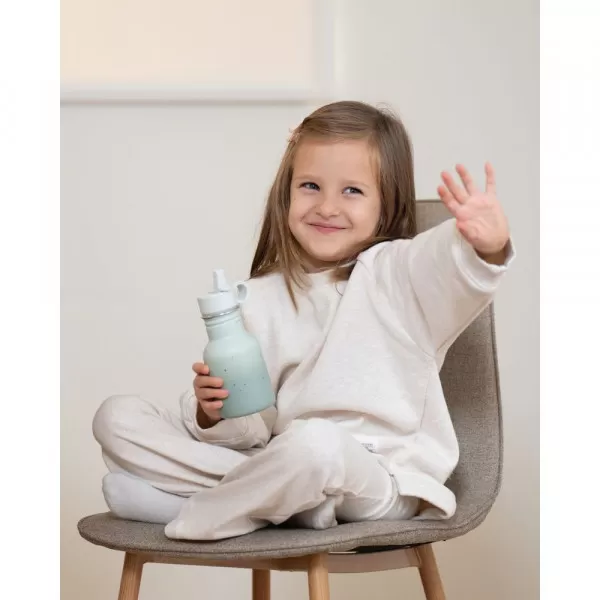 Kikka Boo Flašica sa slamkom od nerđajučeg čelika 350 ml Flora Sand 