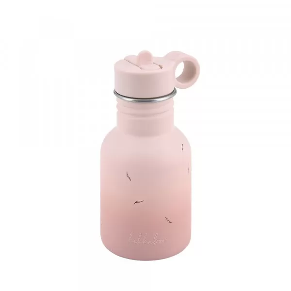 Kikka Boo Flašica sa slamkom od nerđajučeg čelika 350 ml Flora Blush 