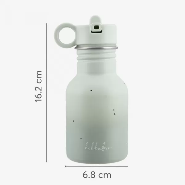 Kikka Boo Flašica sa slamkom od nerđajučeg čelika 350 ml Flora Sage 