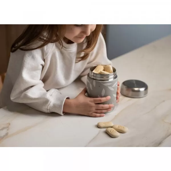 Kikka Boo Termo činija za hranu od nerđajućeg čelika 400 ml Flora Sand 