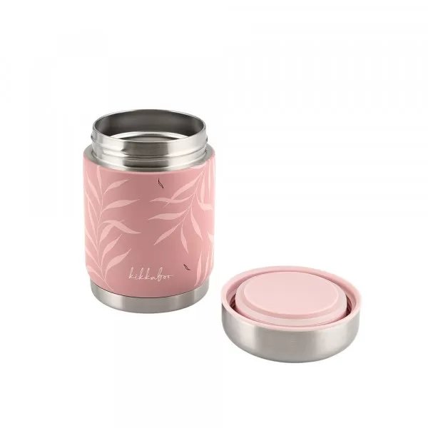 Kikka Boo Termo činija za hranu od nerđajućeg čelika 400 ml Flora Blush 