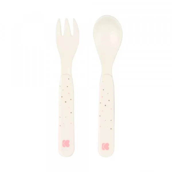 Kikka Boo Set posuđa 4 dela Bear with Me Pink 