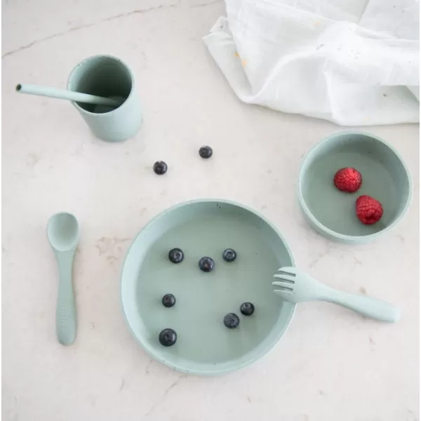 Kikka Boo Silikonski set za hranjenje 5 delova Platinum Sage 