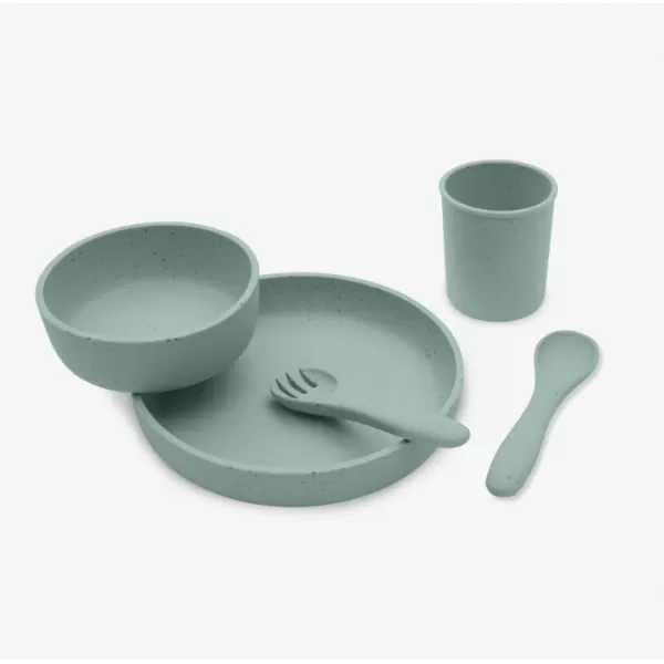 Kikka Boo Silikonski set za hranjenje 5 delova Platinum Sage 