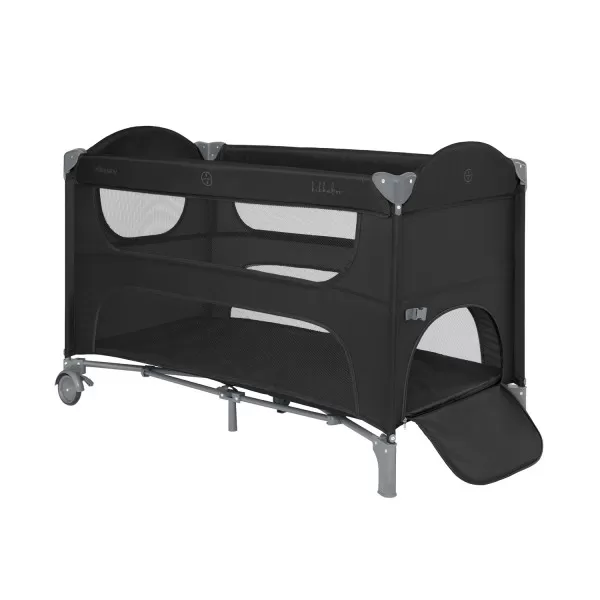 Kikka Boo Premium Milky Way sa spustajucom stranicom i rancem - Black - 2 nivoa 