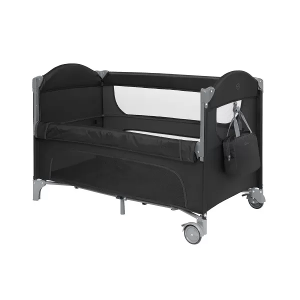 Kikka Boo Premium Milky Way sa spustajucom stranicom i rancem - Black - 2 nivoa 