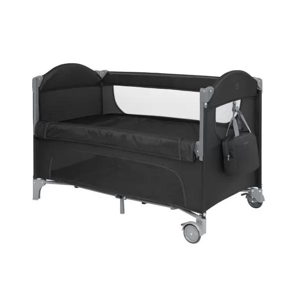 Kikka Boo Premium Milky Way sa spustajucom stranicom i rancem - Black - 2 nivoa 