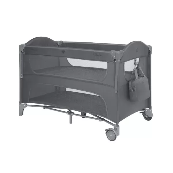 Kikka Boo Premium Milky Way sa spustajucom stranicom i rancem - Grey - 2 nivoa 
