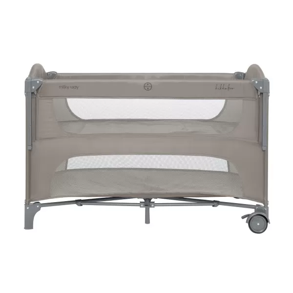 Kikka Boo Premium Milky Way sa spustajucom stranicom i rancem - Beige - 2 nivoa 