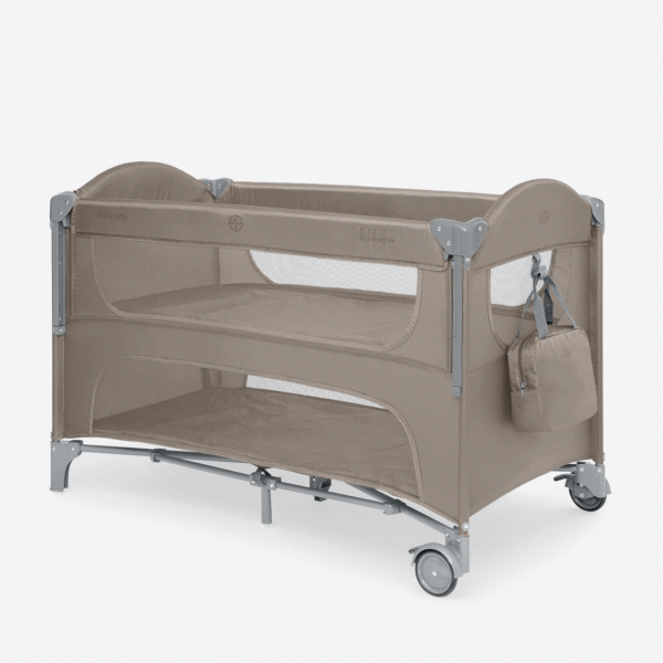 Kikka Boo Premium Milky Way sa spustajucom stranicom i rancem - Beige - 2 nivoa 