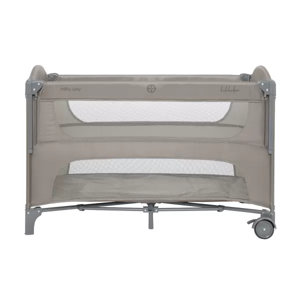 Kikka Boo Premium Milky Way sa spustajucom stranicom i rancem - Beige - 2 nivoa 