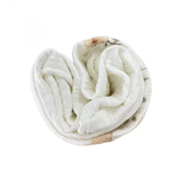 Muslin prerkivac Roze Zeka 120x120cm - četvoroslojni 
