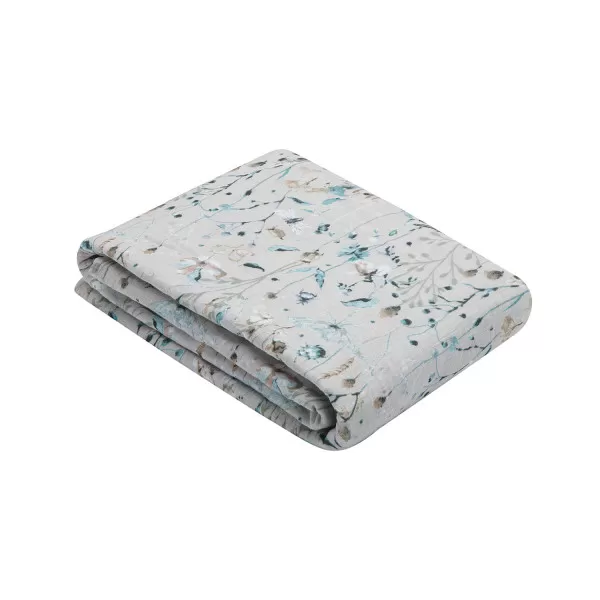 Kikka Boo dvoslojno ćebence od muslina 100x100cm - Dreamy Fields Grey 
