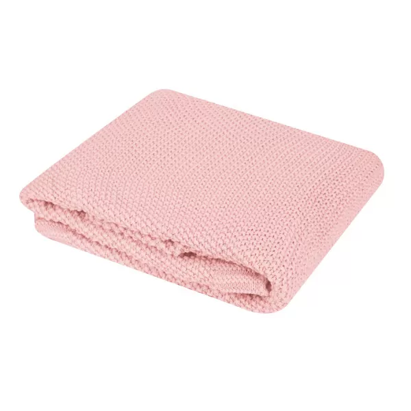 Kikka Boo Pleteno baby ćebence 75x100 Dream Big Pink 