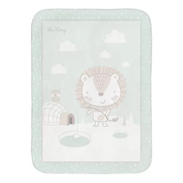 Kikka Boo Super soft baby ćebence 80x110 Jungle King 