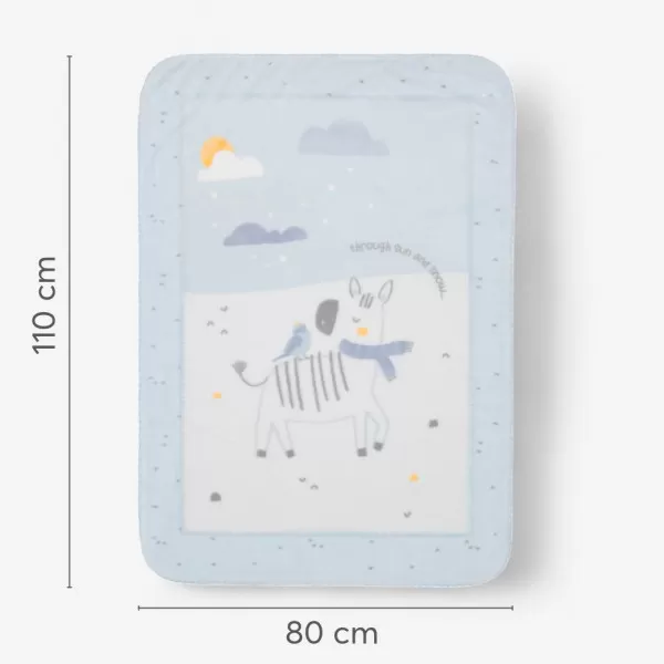 Kikka Boo Super soft baby ćebence 80x110 Stripy Friends 