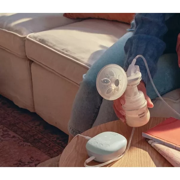AVENT ELEKTRICNA PUMPICA ZA IZMAZANJE - ESSENTIAL (5 x KESICE ZA ODLAGANJE MLEKA, 4 x TUFERI) 