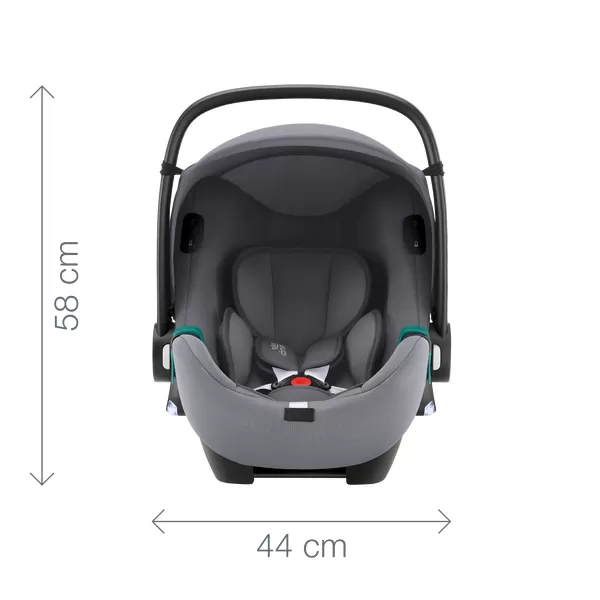 Britax Romer BABY SAFE iSENSE Frost Grey 