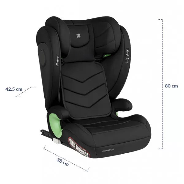 Auto sedište Kikka Boo I-Travel svetlo sivo 