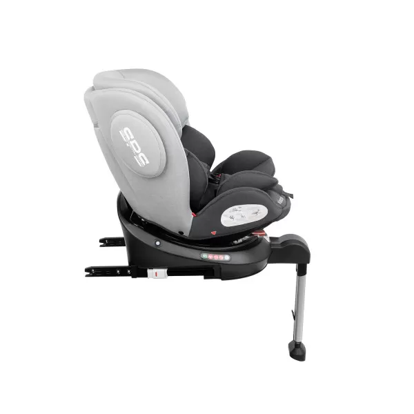 Auto sedište Rhonda Isofix svetlo sivo 
