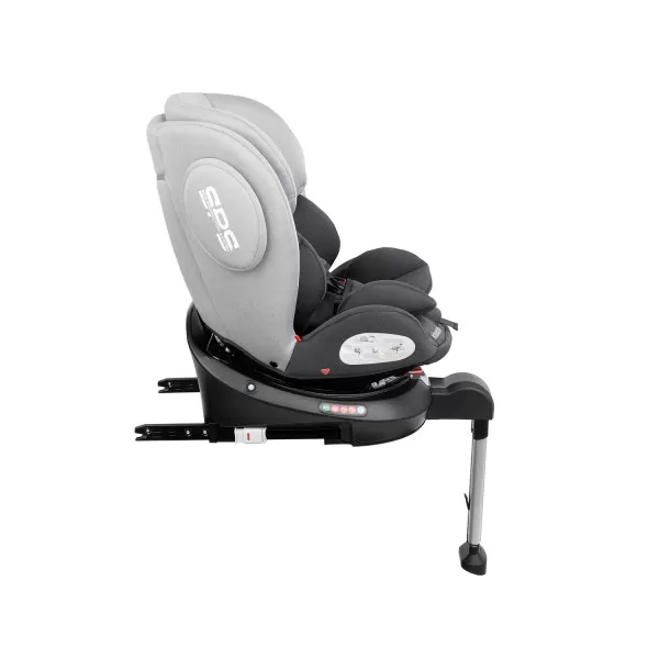 Auto sedište Rhonda Isofix svetlo sivo 
