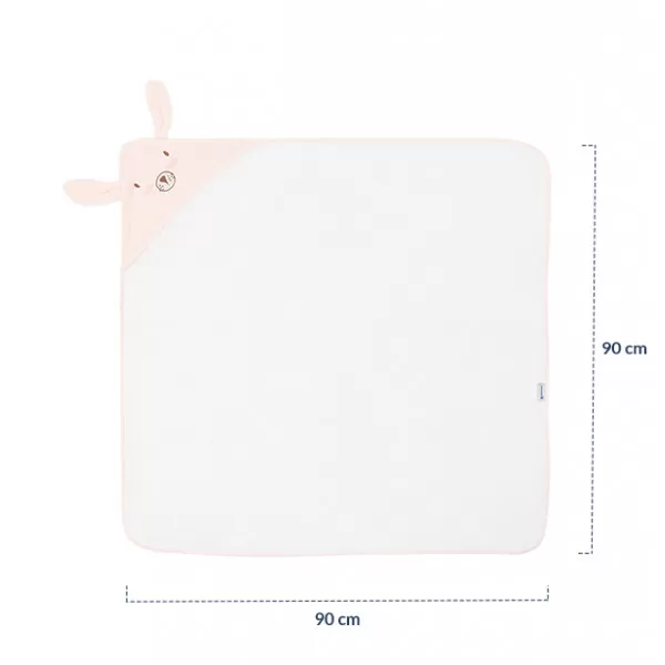 Peškir Kikka Boo Rabbit 90x90-Soft Cotton 