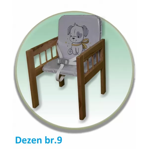 Drvena hranilica 2u1 sa stolom 