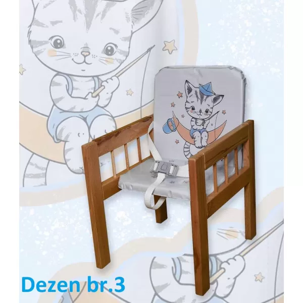 Drvena hranilica 2u1 sa stolom 