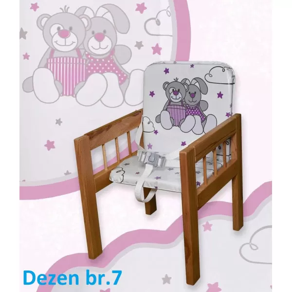 Drvena hranilica 2u1 sa stolom 