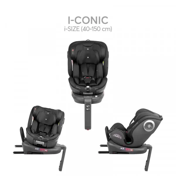 Auto sedište Kikka Boo I-Conic I-Size Black 