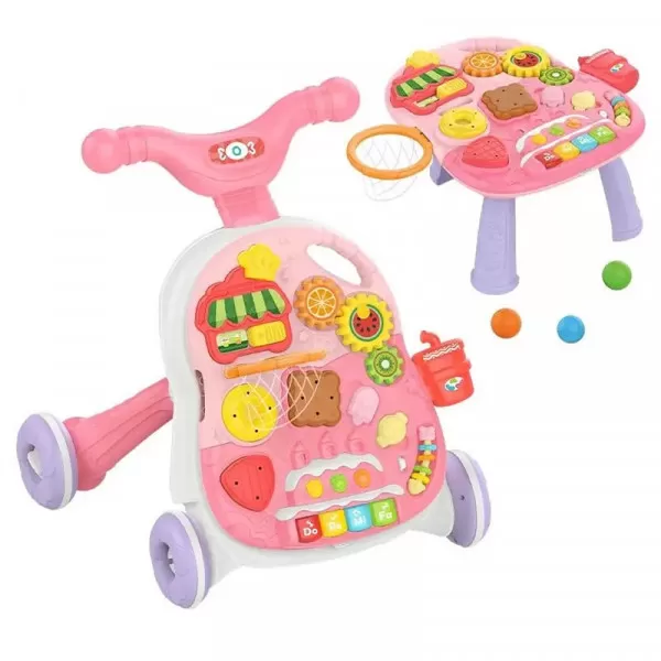 Kikka Boo guralica 2u1 Candy Party Pink 