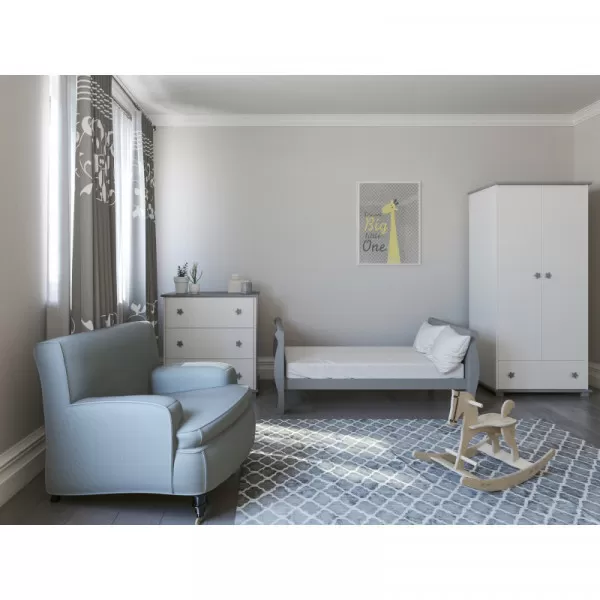 Krevetić Scarlet 140x70cm grey 