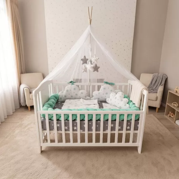 Komplet posteljina Oblak - Mint 