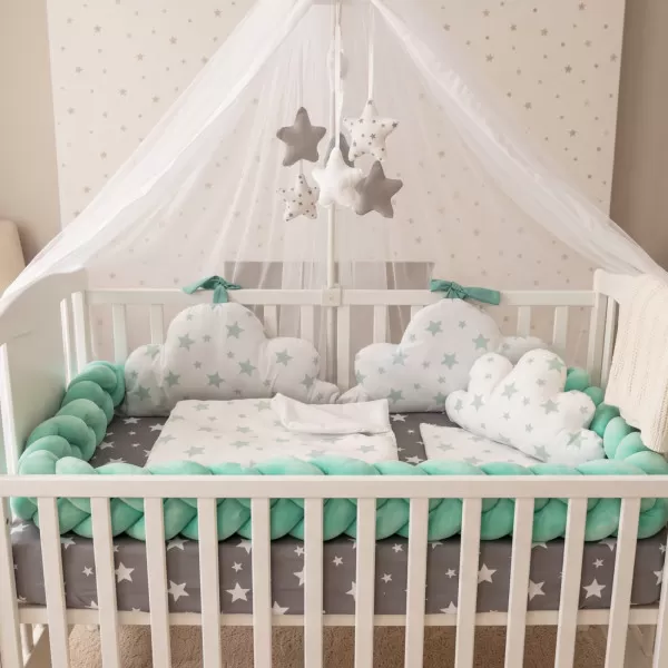 Komplet posteljina Oblak - Mint 