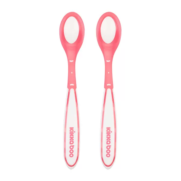 Kikka Boo termoosetljive kašike Pink 2pack 