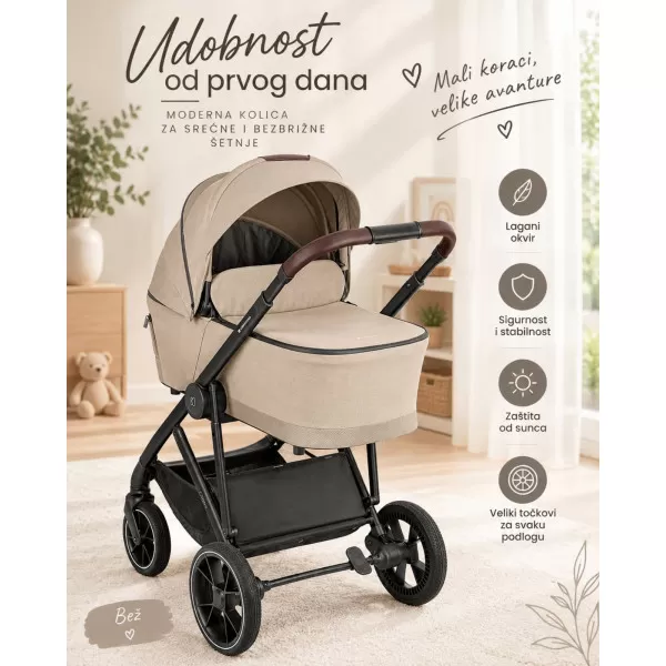 Kikka Boo Chiara Premium Beige 3u1 