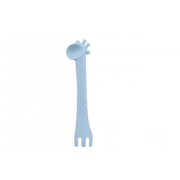 Kikka Boo silikonska kašika Giraffe Blue 