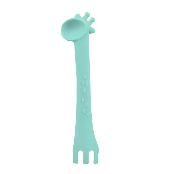 Kikka Boo silikonska kašika Giraffe Mint 