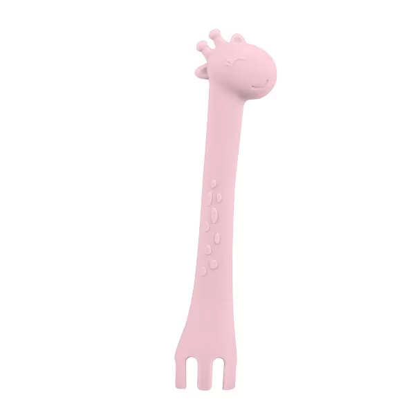 Kikka Boo silikonska kašika Giraffe Pink 