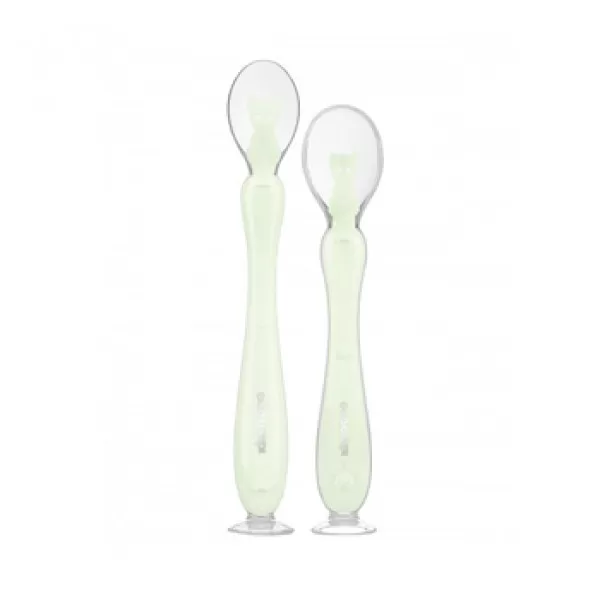 Kikka Boo silikonska kašika sa vakumom 2pack Mint 