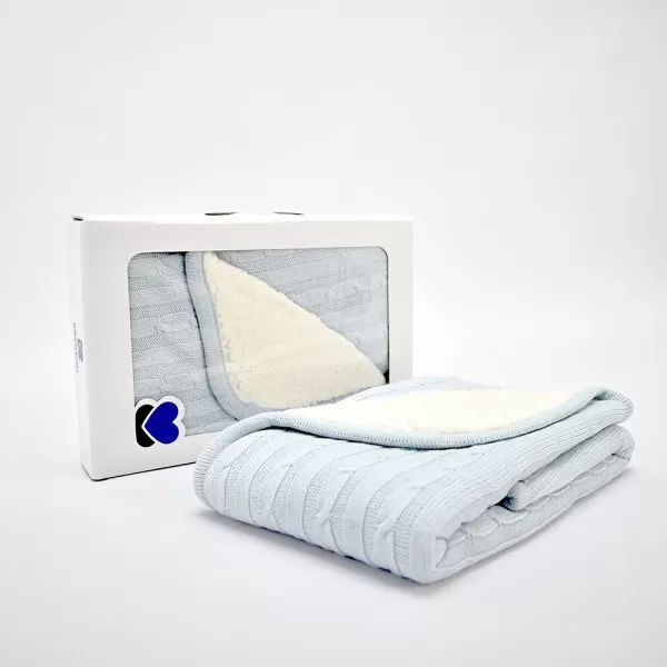 Pleteno dvostrano baby ćebe 