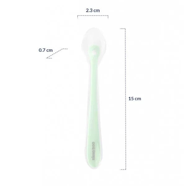 Kikka Boo silikonska kašika u kutiji 2pack Mint 