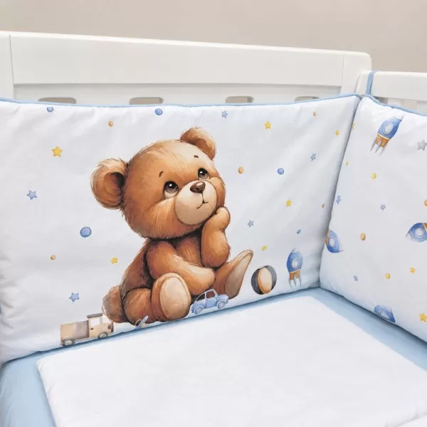 Komplet posteljina Meda Plavi 