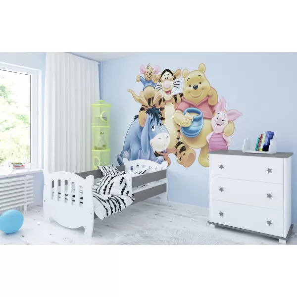 Dečiji krevet Kubus White/Grey 