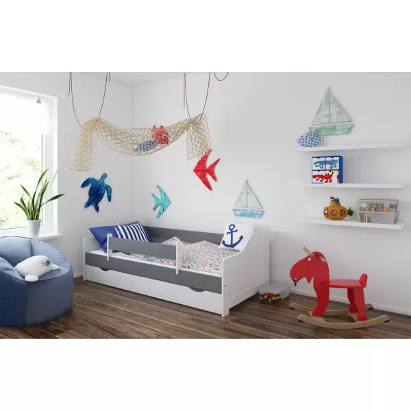 Dečiji krevet Lili White/Grey 