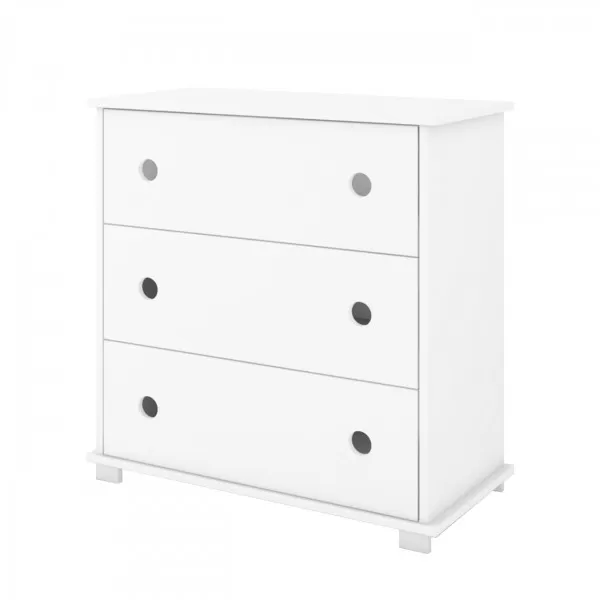 Komoda za bebe Krug - White 