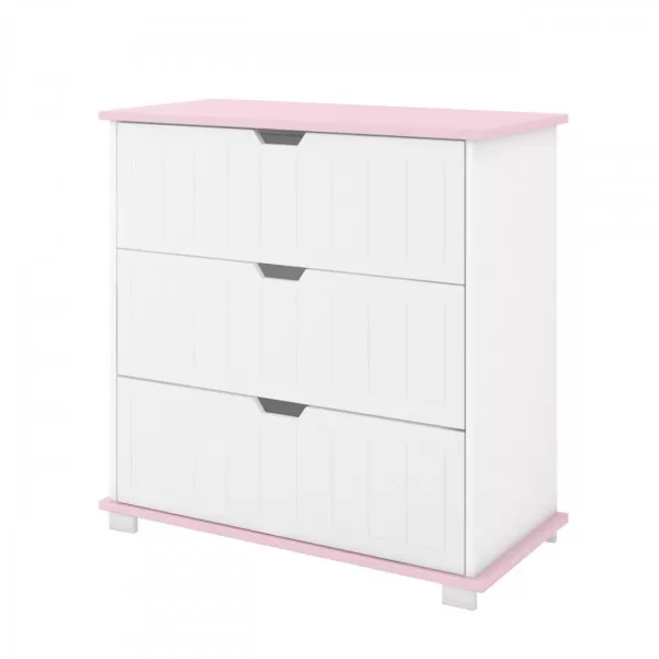 Komoda za bebe Lucky - Pink 