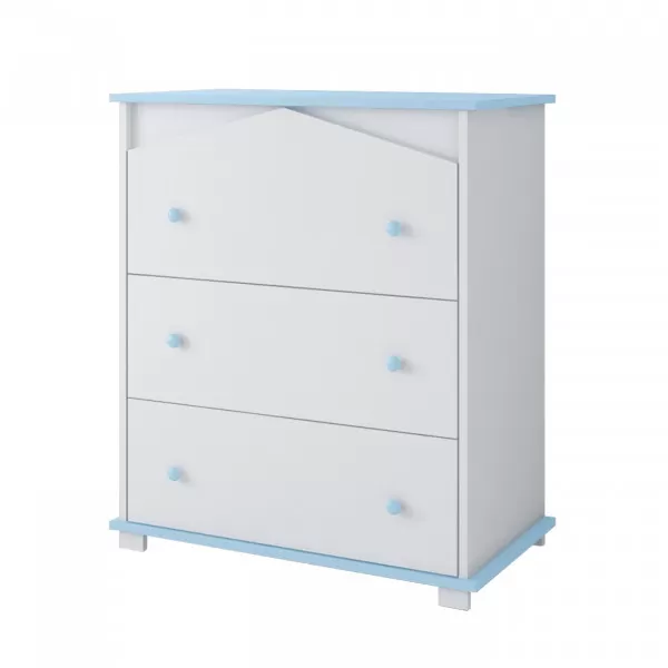 Komoda za bebe Domek – Blue 