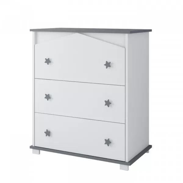 Komoda za bebe Domek – Grey 