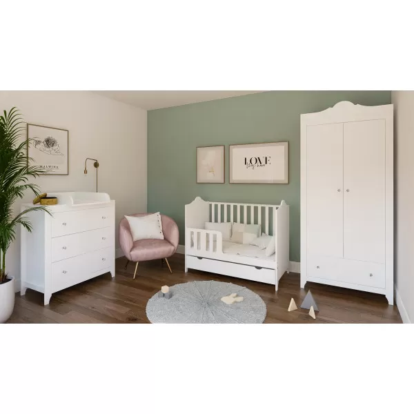 Komoda za bebe Glamour 